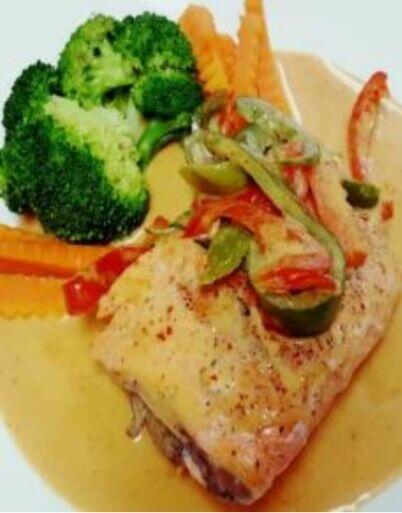 Panange Curry Salmon